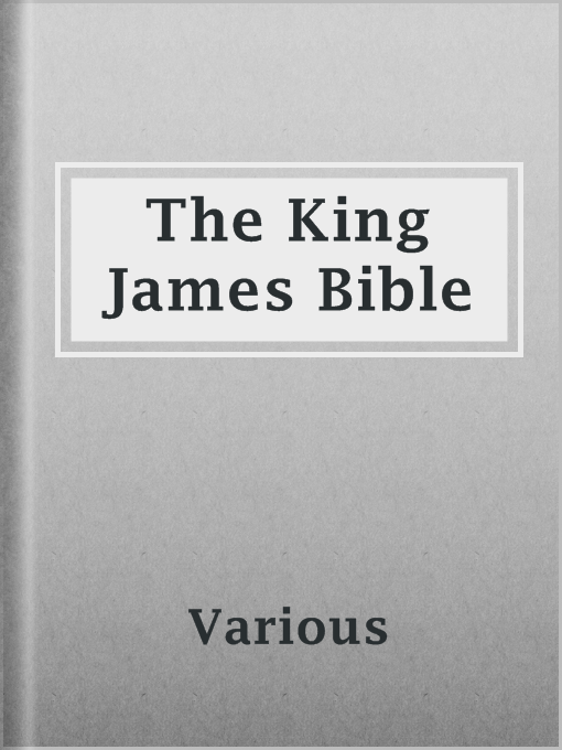 Cover of The King James Bible